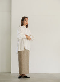 ツイードストレートスカート