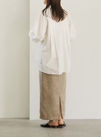 ツイードストレートスカート