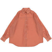 オープンスリーブシアーシャツ