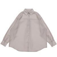 オープンスリーブシアーシャツ