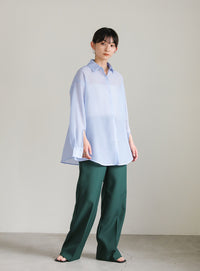 オープンスリーブシアーシャツ