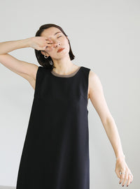 バッククロスコクーンワンピース【SALE】