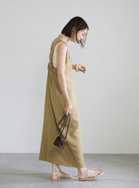 バッククロスコクーンワンピース【SALE】