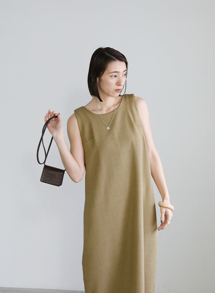 バッククロスコクーンワンピース【SALE】