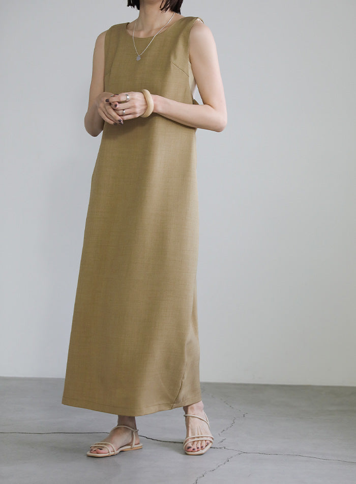 バッククロスコクーンワンピース【SALE】