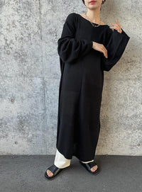 パッチワーク透かし編みバックリボンワンピース【by SON】【SALE】