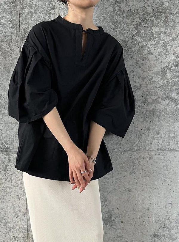 【サイズ展開あり】タックスリーブスモックシャツ【by SON】