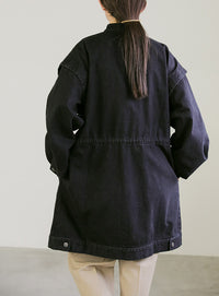 2wayデニムドローストリングアウター【SALE】