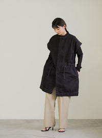 2wayデニムドローストリングアウター【SALE】