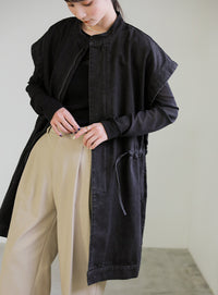 2wayデニムドローストリングアウター【SALE】