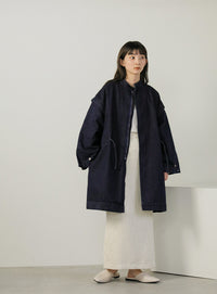 2wayデニムドローストリングアウター【SALE】