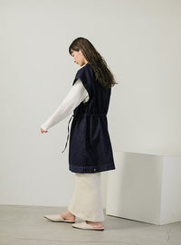 2wayデニムドローストリングアウター【SALE】